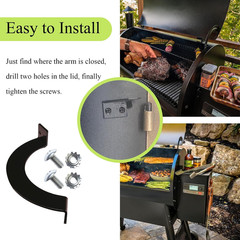 Newly Upgraded BCA002 Grill Lid Door Stop Arc Right Side for Most Traeger Gri…