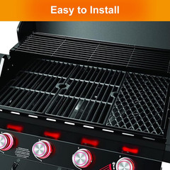 Grill Cooking Grates for Dyna-Glo BBQ DGH474CRP 483 493 70-01-911 Cast Iron 3pcs