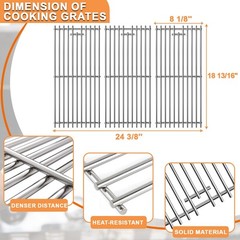 720-0953 Grill Grates for KitchenAid Grates, PN703SS-3-ss