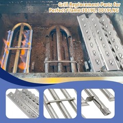 3 PCS Gas Grill SS90191 Heat Plates Burner Repair Kit For Perfect Flame 3019L