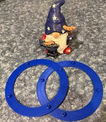 Star Spangled – Custom made Weber Kettle 6 Inch Wheel inserts