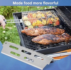 SS Grill Grates Flavorizer Bars Heat Deflectors Compatible Weber Genesis II 300