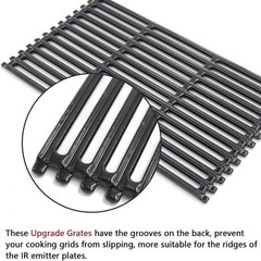 17 Inch Porcelain Coated Cast Iron Grates for Charbroil Commercial Tru Infrared