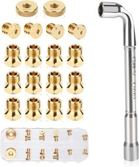 Natural Gas Orifices Nozzle Conversion Kit,DIY Burner Replacement Parts Brass…
