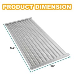 BBQ-PLUS 17 Inch Emitter Plates Replacement for Charbroil Tru Infrared Grill …