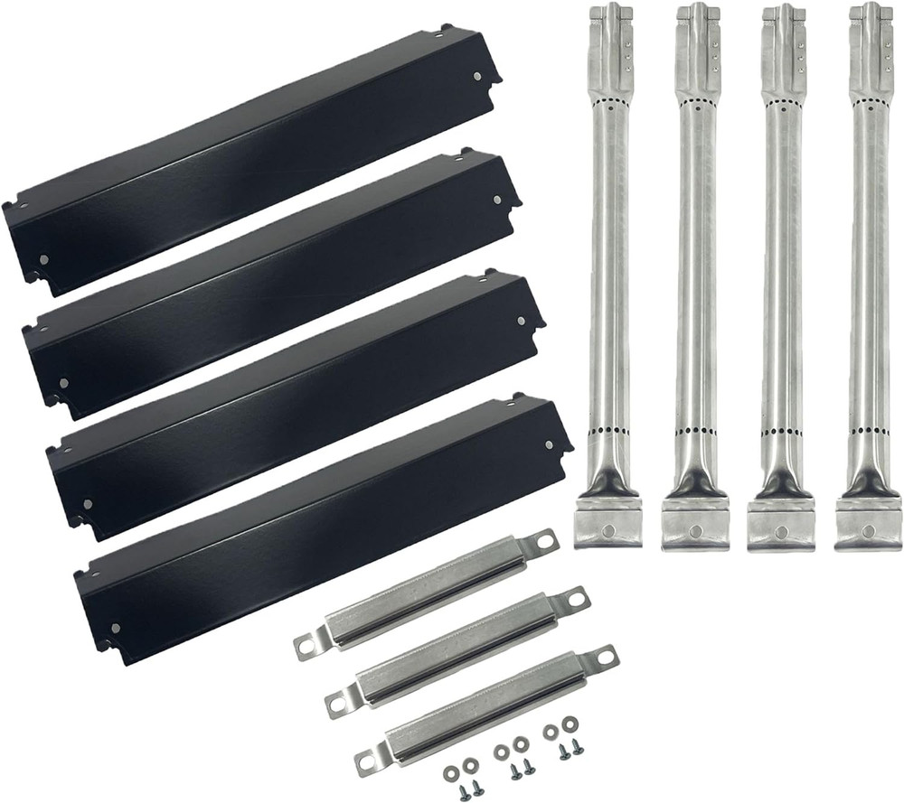 Grill Heat Plates Burners Crossover Tubes Replacement Parts Kit for Charbroil