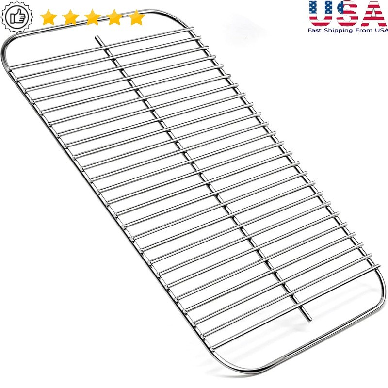 Weber Go-Anywhere Grill Grate Replacement Stainless Steel Cooking Accessory New