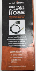 Blackstone 5471 Rubber Gas Line Hose and Regulator 36 in. L For Blackstone