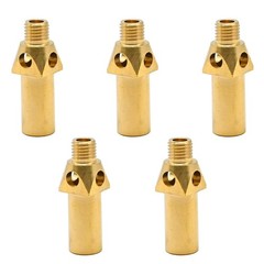 Set of 4 Propane LP Natural Gas Brass Jet Nozzle Sprayer for Cast Iron Burner