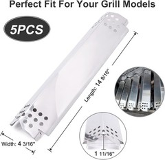 Nexgrill 5 Burner Stainless Steel Heat Tent & Burner Cover Replacement Parts