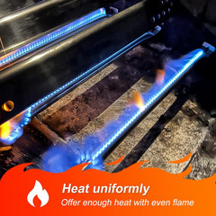 Uniflasy Grill Replacement Parts for Charbroil Advantage 4 Burner 463344015, 463
