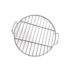 Stainless Steel Grill Mat with Clips for Safe Cooking and Easy Post BBQ Cleanup