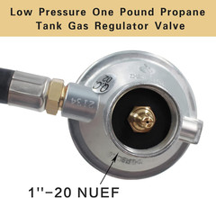 Low Pressure Propane Tank Gas Regulator Valve for Outdoor Grill Stove Heater