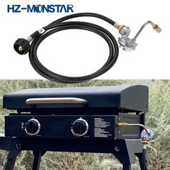Hz-Monstar 6Ft Propane Adapter Hose 1 Lb To 20 Lb Converter Gas Regulator