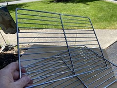 New Kenmore 146.23766310 BBQ Grill Smoker Grates Set of (3) Complete w/Brackets