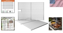 Effortless Cleanup with Nexgrill Grill Grates – Stainless Steel Design