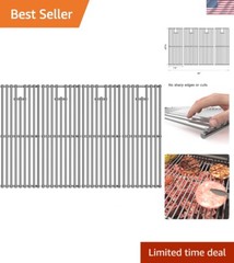 Easy-Clean Stainless Steel BBQ Grill Grates for Bull & Outlaw Steer Models