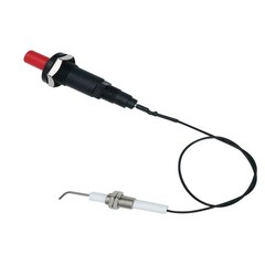 MENSI 11.8” Universal LP Propane Natural Push Button Piezo M10X1, Silver