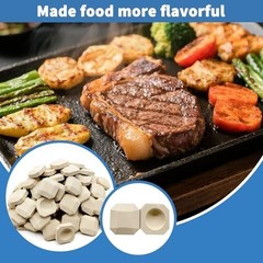 100Pcs Ceramic Briquettes Replacement for Alfresco Artisan Grill Parts