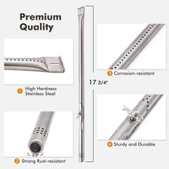 Upgrade Your Char-Broil Grill with 5-Pack Stainless Steel Burners & Heat Plates