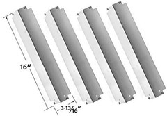 Charbroil Commercial 463268007 Gas Grill Repair Kit Includes 4 Stainless Heat Pl