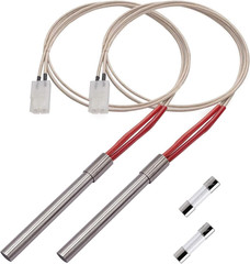 2 Pack Hot Rod Igniter Replacement Kit Fit for Traeger Pellet Grills, Heating El
