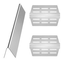 Durable 17in Stainless Flavorizer Bars 7Pcs Set for Weber Genesis E/S310-330