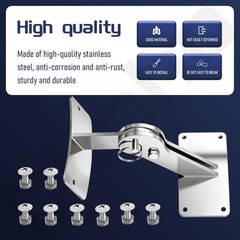 Stainless Lid Hinge Kit for Weber Smokey Mountain Grills 18.5″ & 22.5″ Model – R