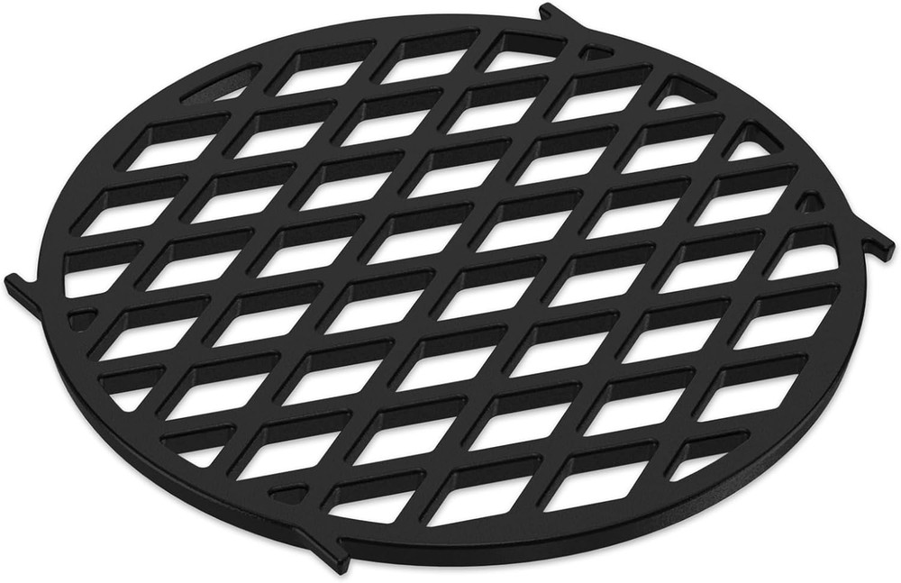 Cast Iron Sear Grate 11.8in Replacement for Weber 22in Grill BBQ Cooking Grid