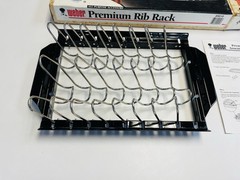 Vintage 1993 Weber Grill Premium Rib Chicken Rack 9010 Charcoal & Gas Propane
