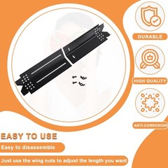 Universal Adjustable Heat Plate Shield, Burner Cover for Gas Grill Char-Broil…