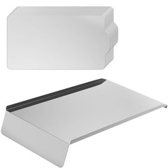 Stainless Heat Baffle & 5-Pack Disposable Drip Pan Liners for Traeger Pro 780