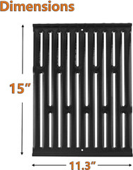 BBQ Gas Grill 15″ Grill Grates for Weber Genesis Silver A Spirit 500 E210 S210