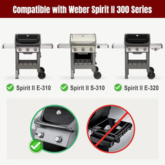 Replacement Flavorizer Bars & Grill Grates for Weber Spirit 300 and Spirit II 30