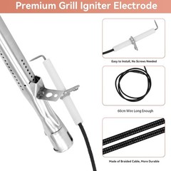 Grill Replacement Parts Cuisinart GAS9556AS GAS2556AS Heat Tent Burner 5-Burner