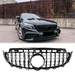 Black Front Grille for Mercedes-Benz E-Class W213 2017-2020