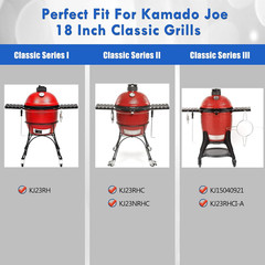 KJ-MFG23 Cast Iron Fire Grate Replacement Parts for Kamado Joe 18 Inch Classic S