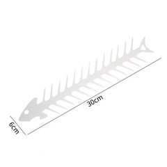 Stainless Steel Fishbone BBQ Skewers Perfect for Grilling Meat and Veggies