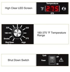 Digital Thermostat Control Panel Kit for Traeger Wood Pellet Grills, BAC236 Repl
