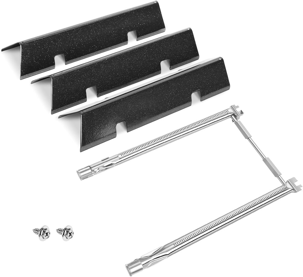 7635 Flavorizer Bars & 69785 Grill Burner Tube for Weber GS4 Spirit II 200 E-210