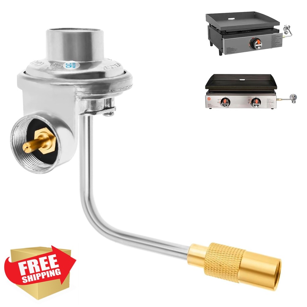 Blackstone Griddle Grill Regulator Propane Adapter 1lb to 20lb Tank