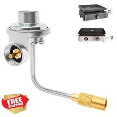 Blackstone Griddle Grill Regulator Propane Adapter 1lb to 20lb Tank