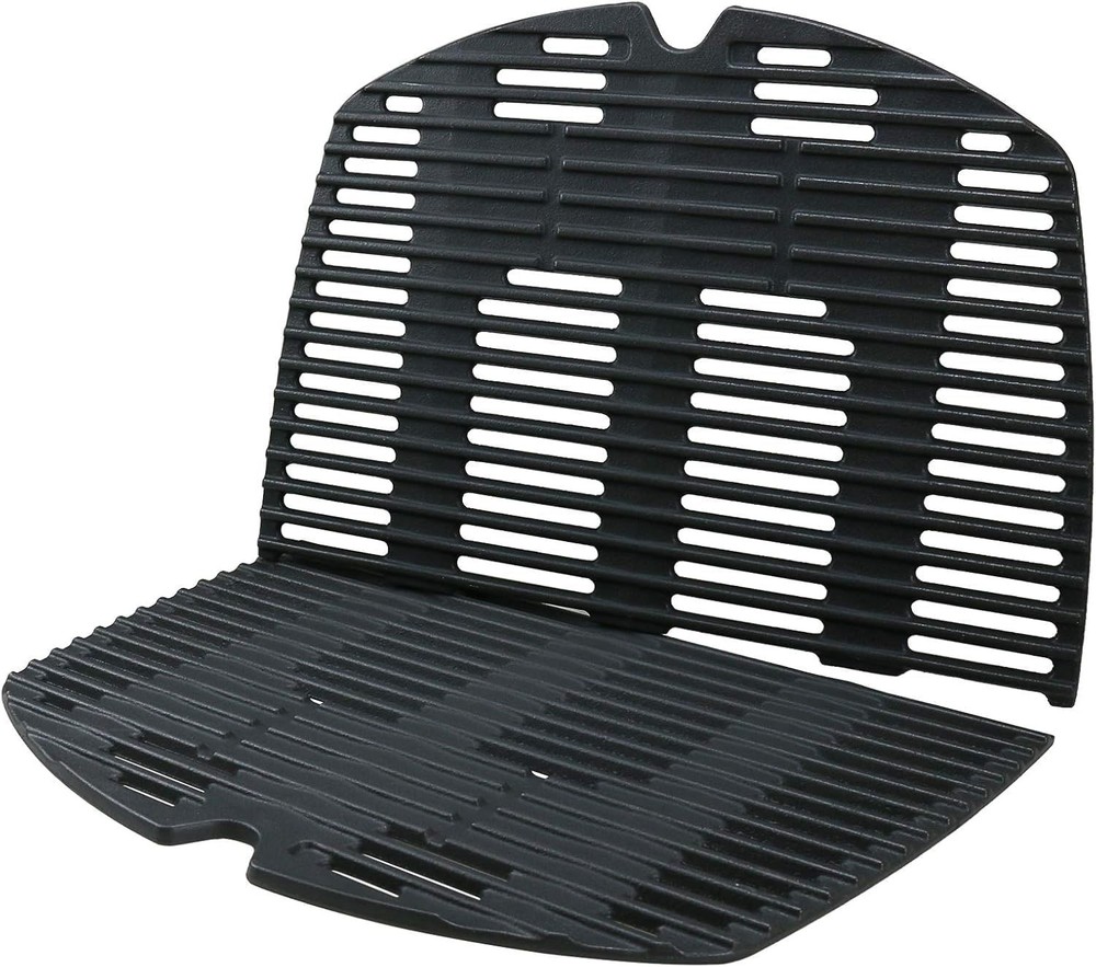 Uniflasy 7646 7584 Cast Iron Grill Grates for Weber Q300 Q320