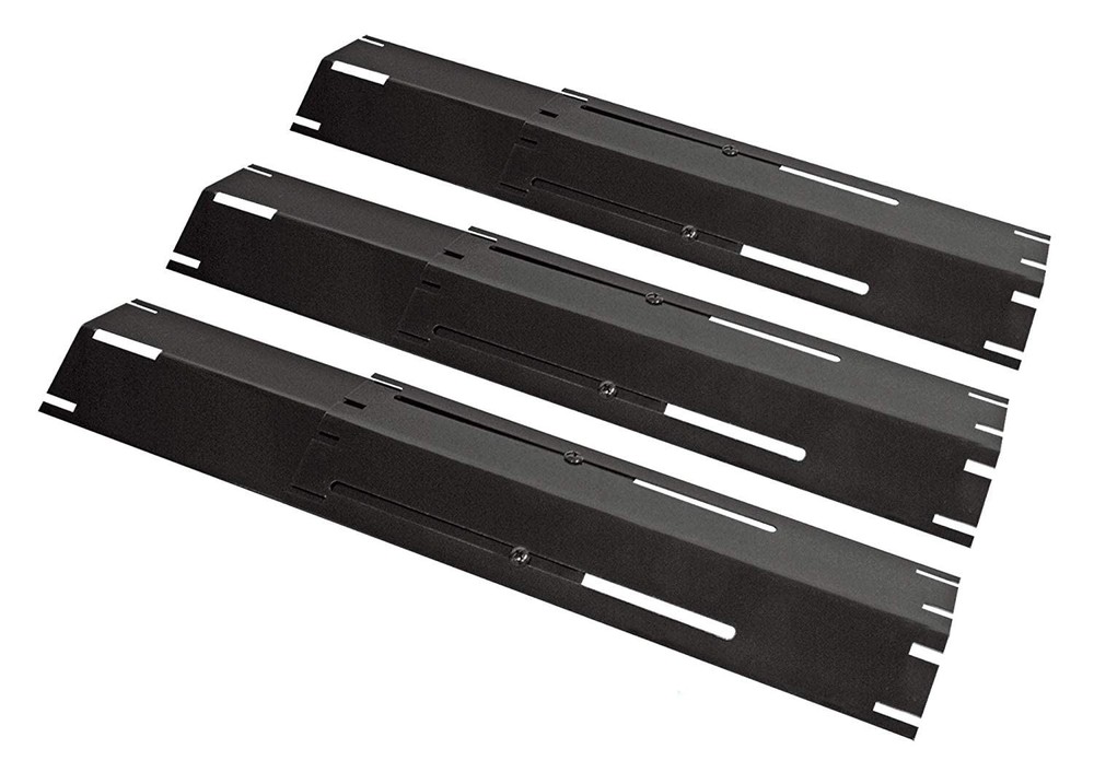Unicook Heavy Duty Adjustable Porcelain Steel Grill Heat Plate Shield Replace…