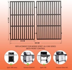 Spirit E310 7638 7639 Grill Grates for Weber Spirit E-310 300 Series E315 E320 E