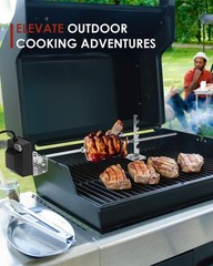 Universal Electric Rotisserie Grill Kit 120V 28in Spit