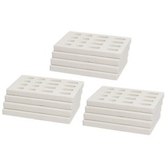 Ceramic Flame Tamer 12-Pack 7-1/16×4-3/4×1/2″ for Grand Turbo Grills