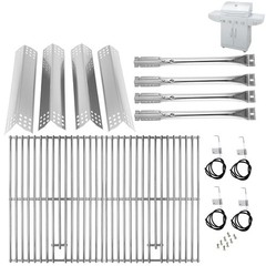 Master Forge Grill Replacement Kit Heat Plates Burner Tubes Grates Ignitors 4PK