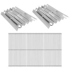 19 1/4″ Cooking Grid Grates with 17.32″ Heat Plate Replacement for Brinkmann