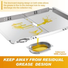 Grease Tray & Catch Pan for Dyna Glo Grill 24-30″ Universal Drip Pan 4 5 Burner